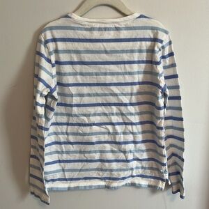 Girls two-toned heart patch long sleeve t-shirt